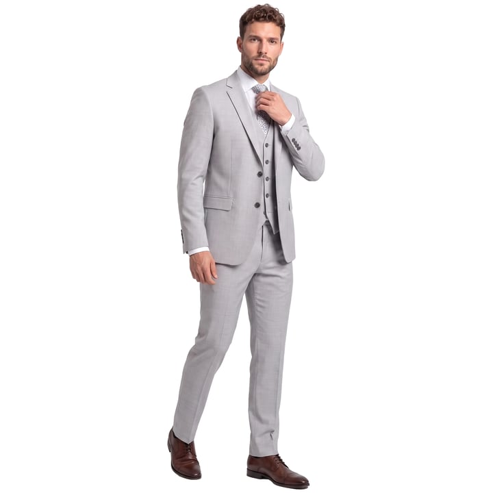 Kaufen Sie Henk ter Horst 3-teiliger Herrenanzug hellgrau Hellgrau für nur 259,95 € bei Henk ter Horst fashion