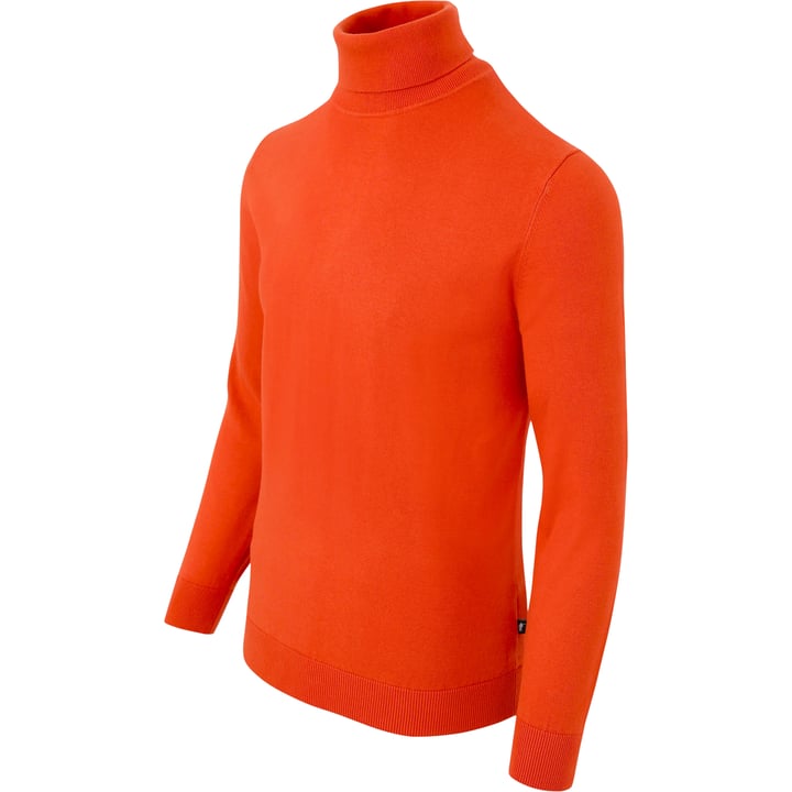 Henk ter Horst Rollkragenpullover | 100% Baumwolle | Ziegelrot