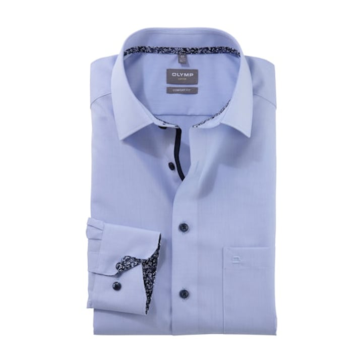 Kaufen Sie Olymp Luxor comfort fit katoen overhemd lange mouw Blauw für nur 99,95 € bei Henk ter Horst fashion