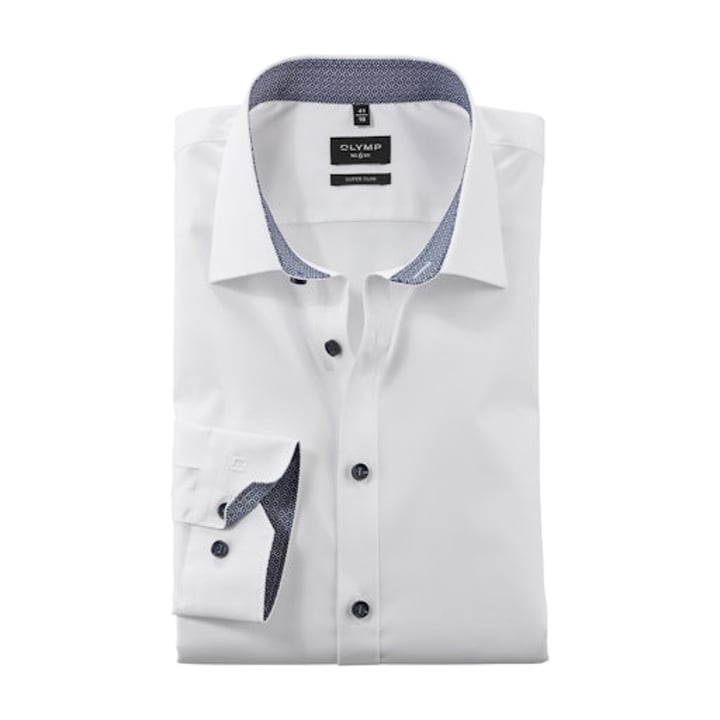 Kaufen Sie Olymp No. Six super slim extra lange mouw overhemd Wit für nur 89,95 € bei Henk ter Horst fashion