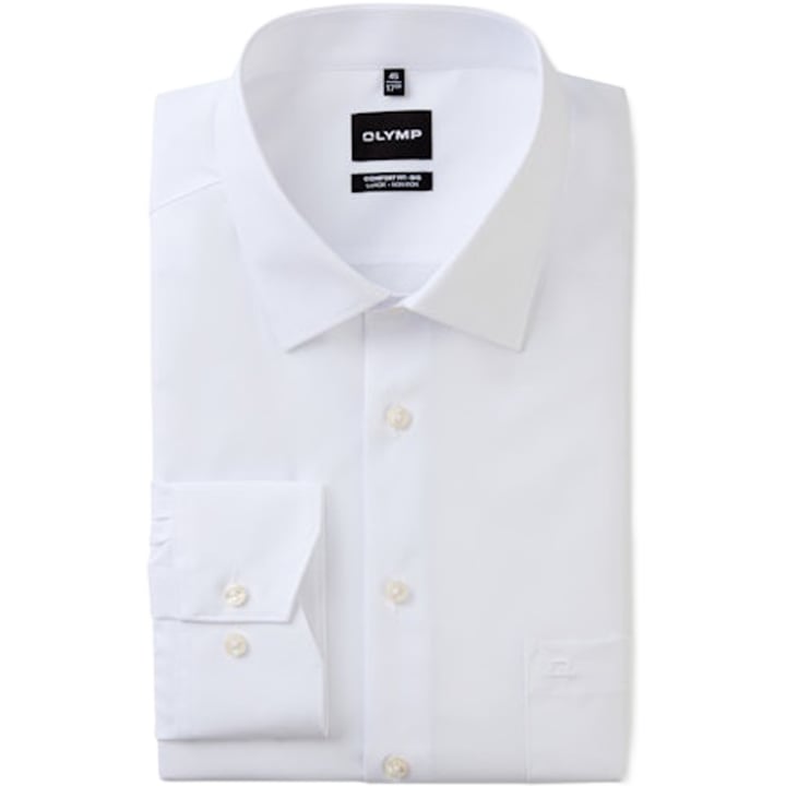 Kaufen Sie Olymp Luxor comfort fit katoen overhemd lange mouw Wit für nur 89,95 € bei Henk ter Horst fashion