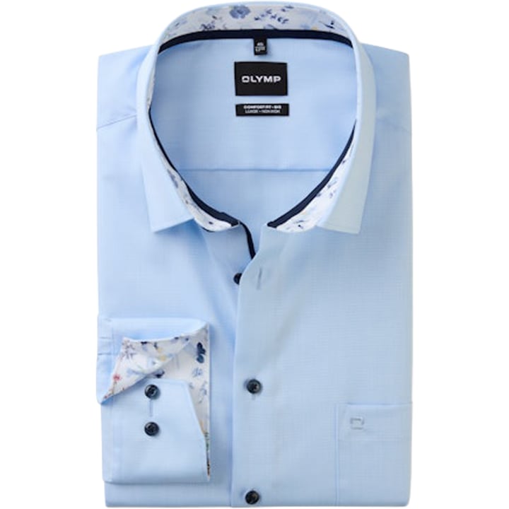 Kaufen Sie Olymp Luxor lange mouw comfort fit - big overhemd Lichtblauw für nur 99,95 € bei Henk ter Horst fashion