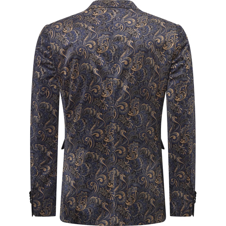 Kaufen Sie Henk ter Horst Velours Velvet Fluweel colbert paisley print Blauw für nur 139,95 € bei Henk ter Horst fashion