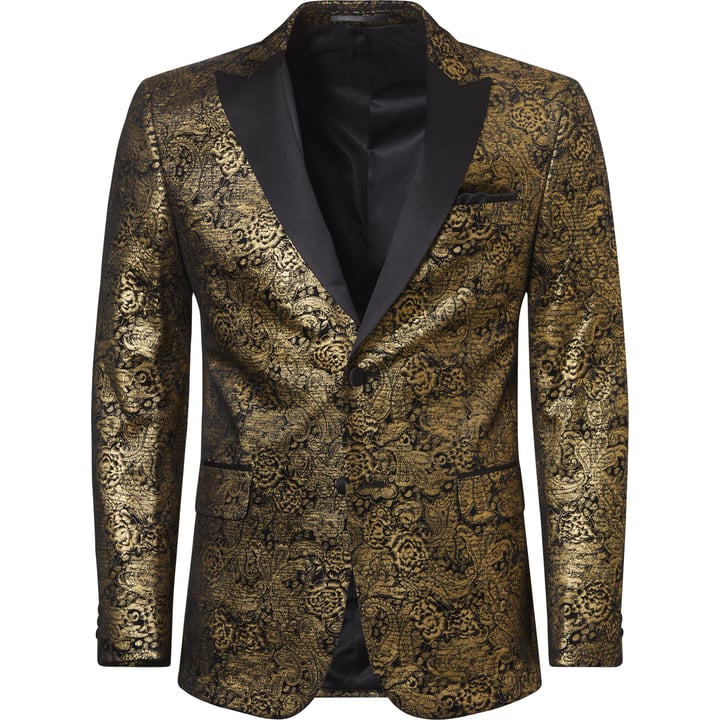 Kaufen Sie Velvet met goud paisley print Henk ter Horst Zwart für nur 139,95 € bei Henk ter Horst fashion
