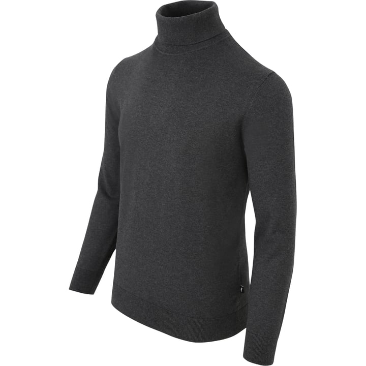 Henk ter Horst Herren Rollkragenpullover | 100% Baumwolle | Anthrazit