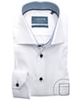 Kaufen Sie Ledub strijkvrij modern fit overhemd met wide spread boord en borstzak Spierwit  Donkerblauw für nur € 79,95 bei Henk ter Horst fashion